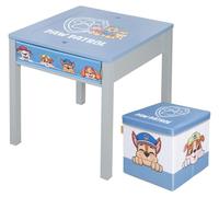 Ensemble de sièges pour enfants Roba Paw Patrol - Table avec plateau rotatif + tabourets pour enfants à partir de 18 mois - Mobilier de salle à manger sur le thème des chiens de la série animée Paw Pa