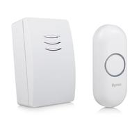 Ensemble de sonnette portable sans fil Blanc Byron