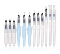 Ensemble De Stylos À Brosse Aquarelle, Lot De 12, Pinceaux À Eau Rechargeables, Pinceaux À Encre Et À Eau, Fournitures D'art