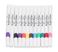 Ensemble de Stylos de Peinture Acrylique, 12 Couleurs, Encre Gel étanche à Séchage Rapide pour Peinture sur Roche, Céramique et Artisanat