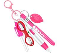 Ensemble De Stylos D'infirmière, Porte-clés, Comprenant Un Marqueur, Un Stylo À Bille Rétractable, Un Porte-clés avec Clip, Une Lampe De Poche LED, des Accessoires pour Infirmières