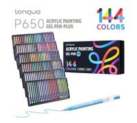 Ensemble de stylos gel 6/36/54/72/90/144 couleurs - Stylos gel à pointe large 1mm couleurs mélangées, stylos à bille, feutres fins, surligneurs, ensemble de coloriage, convient pour une écriture et un