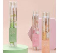 Ensemble De Stylos Gel Kawaii, 2022mm, Créatif, Fruits Mignons, Nouveauté, Cadeaux Pour Enfants, Étudiants, 0.5