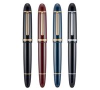 Ensemble de stylos plume, en acrylique, taille 8, pointe extra-fine, design classique, 4 pièces