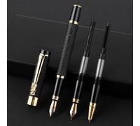 Ensemble de stylos plume en métal, comprenant 3 jeux de pointes, stylo de calligraphie de luxe