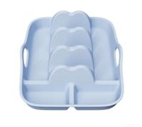 Ensemble de support à tacos en silicone antidérapant avec bol à tremper, pour servir et salir les tacos - Passe au lave-vaisselle et au micro-ondes - Nettoyage pratique (plateau à tacos - bleu)