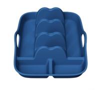 Ensemble de support à tacos en silicone antidérapant pour surface et bol à tremper, peut contenir des coquilles douces et fermes, passe au lave-vaisselle et au micro-ondes. Mesure 25,4 x 20,3 x 7,6 cm