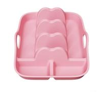 Ensemble de support à tacos en silicone antidérapant pour surface et bol à tremper, peut contenir des coquilles douces et fermes, passe au lave-vaisselle et au micro-ondes. Dimensions : 25,4 x 20,3 x