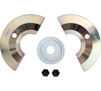 Ensemble de supports coulissants, demi-coquille, diamètre 62 mm, 6 pièces