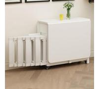 Ensemble de Table à Manger Pliante avec Rangement chaises - Abattant Peu encombrant pour Petite Cuisine Salle à Manger