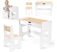 Ensemble de table et de chaise pour enfants - Bureau de meubles pour enfants - Dessin et jeux - Avec conception de bière