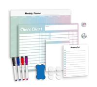 Ensemble De Tableau Blanc Magnétique Multicolore