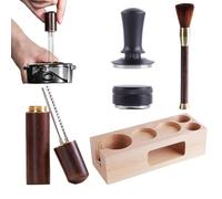 Ensemble de tampons à café | Outil de distribution professionnel ergonomique universel - Ensemble d'accessoires pour la maison, la cuisine, le studio, le bar, le magasin, le bureau