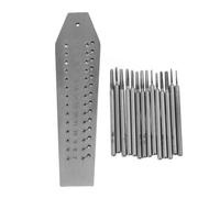 Ensemble de tarauds et de filières miniatures, 14 pièces, pour bijoutiers et horlogers : tarauds à filetage de 0,7 mm à 2 mm avec plaque de vissage, pour la fabrication de bijoux,