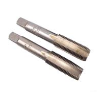 Ensemble de tarauds HSS pour m14 x 1,25 mm - Lot de 3 pièces avec pré-taraude, fraise et filière pour métal