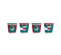 Ensemble de tasses à café Bialetti Winter Wonderland porcelaine turquoise 90 ml