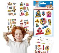Ensemble de tatouages temporaires Paw Patrol pour chiens, lavables et sûrs