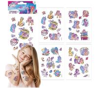 Ensemble de tatouages temporaires pour enfants « Mon petit poney » Tatouages lavables 200438