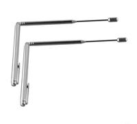 Ensemble de tiges de sonde professionnelles en cuivre pour détection d'or et balayage souterrain - Appareil de recherche de trésor extensible pour jardin Longueur 55 cm (argenté)