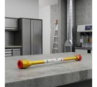 Ensemble de tiges d'extension de pulvérisation de peinture en alliage d'aluminium haute pression avec atomisation en forme d'éventail et anti-fuite pour peinture murale et plafond (doré, 20 cm)