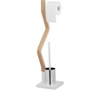Ensemble de toilettes autoportant, en bois et en acier