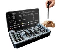 Ensemble de tournevis de précision multifonction - Pour atelier, automobile, montage de meubles, mécanicien et fabrication de boîtiers