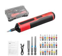 Ensemble de tournevis électrique automatique avec lumière LED pour téléphone, lunettes, montre, appareil photo