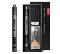 Ensemble de tournevis électrique de précision 50-en-1, kit d'outils électriques mini haute couple silencieux rechargeables 4-en-1 pour électronique, montre, lunettes et réparations DIY 50 en 1CR-V
