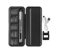 Ensemble de Tournevis Électrique de Précision Rechargeable avec | Couple Réglable, 25 Embouts Inclus pour Phillips et Cruciforme, Boîtier de Rangement Rigide, Ergonomique