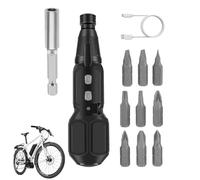 Ensemble de tournevis électrique - Outil de perceuse de précision 3,6 V, 2 Nm, ensemble de tournevis électrique avec 10 , pour téléphones, tablettes, ordinateurs portables, appareils