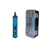 Ensemble de Tournevis Électrique Rechargeable avec Ensemble | Ergonomique, Réglable et pour lumière LED, Kit Complet avec Embouts pour phillips, Plats, Hex et pour torx pour