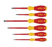 Wiha Jeu de tournevis IEC60900:2004 6pces VDE fente ouv. 3/4/5,5/6,5/PH 1/2 poig. mul Quantité:1