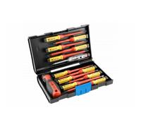 Ensemble de tournevis isolés - HOGERT - HT-1S997 - 1000V - 13 pièces - Testeur de tension inclus