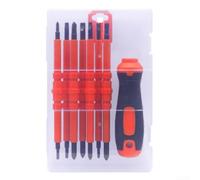 Ensemble de Tournevis Isolés pour vde 1000V, Pointes Magnétiques en Acier | Visseuse Manuel Professionnelle, Embants Antidérapants, pour outillage Électricité Bâtiment, Set Complet 8