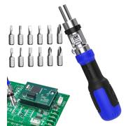 Ensemble De Tournevis Magnétique | 13-en-1 Magnétique Réglable Extensible,Kit De Tournevis À Cliquet | pour Mécanicien Auto Appareil Hvac Maison Atelier
