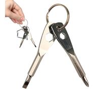 Ensemble de tournevis porte-clés, tournevis de voyage 4 en 1, tournevis portable, outil haute résistance, gadgets pour hommes et femmes