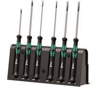 Ensemble De Tournevis Précision Micro Wera 2035/6 B Avec Support 05118152001