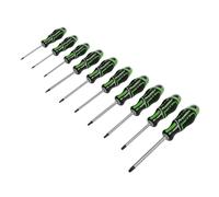 Ensemble De Tournevis Sealey 10 Pièces TRX-Star GripMAX® - Hi-Vis Vert AK4324HV
