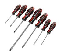 Ensemble De Tournevis Sealey 7 Pièces GripMAX - Rouge AK4325