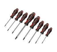Ensemble De Tournevis Sealey 8 Pièces Sécurité TRX-Star GripMAX® - Rouge AK4323