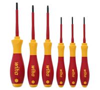 Ensemble de tournevis Torx isolés, avec revêtement SoftFinish, 6 pièces, marque Wiha, modèle 32590