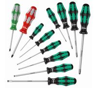 Ensemble De Tournevis Wera 334/368/12 Kraftform Plus 12 Pièces 05347901001