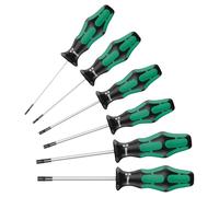Ensemble De Tournevis Wera 367/6 Kraftform Plus TORX® 6 Pièces 05345222001