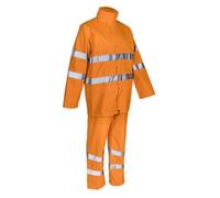 Ensemble de travail HV imperméable respirant KAWA Coverguard - Orange Fluo L