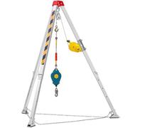 Ensemble de trépied pour espace confiné - DUOKU - HXRT-06 - Treuil 544 kg - Câble 30 m - Protection antichute 10 m