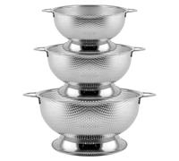 Ensemble de trois tamis en acier inoxydable, de 19/22/28 cm, adaptés au lave-vaisselle