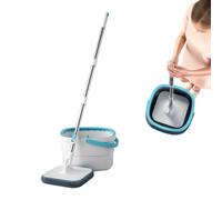 Ensemble de vadrouille et seau | Fournitures de nettoyage de sol domestiques | Ensemble vadrouille et seau avec essoreuse, pour chambre à coucher, salon, salle à manger, salle de bain, étude Planchers