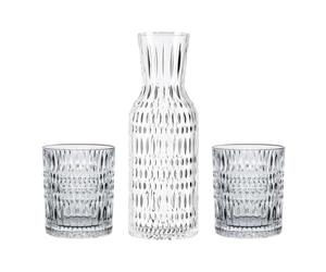 Ensemble de verres et carafe à eau ETHNO, set de 3 pc, clair, verre, Nachtmann
