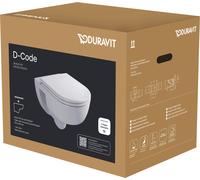 Duravit D-Code WC suspendu, 45130900B1,