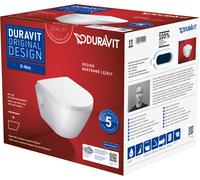 Duravit D-Neo cuvette wc avec abattant à descente lente suspendue sans bride blanc 45870900A1